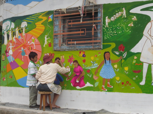 Mural at the House of CEBES